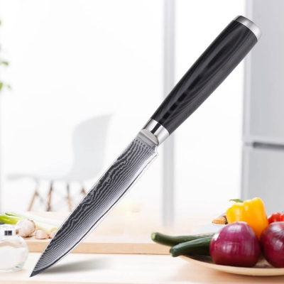 DAO BẾP SASHIMI -DAO BẾP NHẬT THÉP DAMASCUS MÃ NDT115