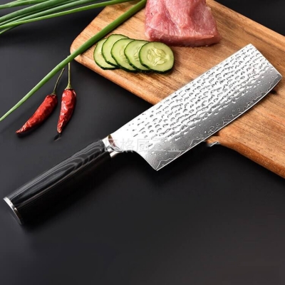 DAO BẾP USUBA -DAO BẾP NHẬT THÉP DAMASCUS MÃ LDT113
